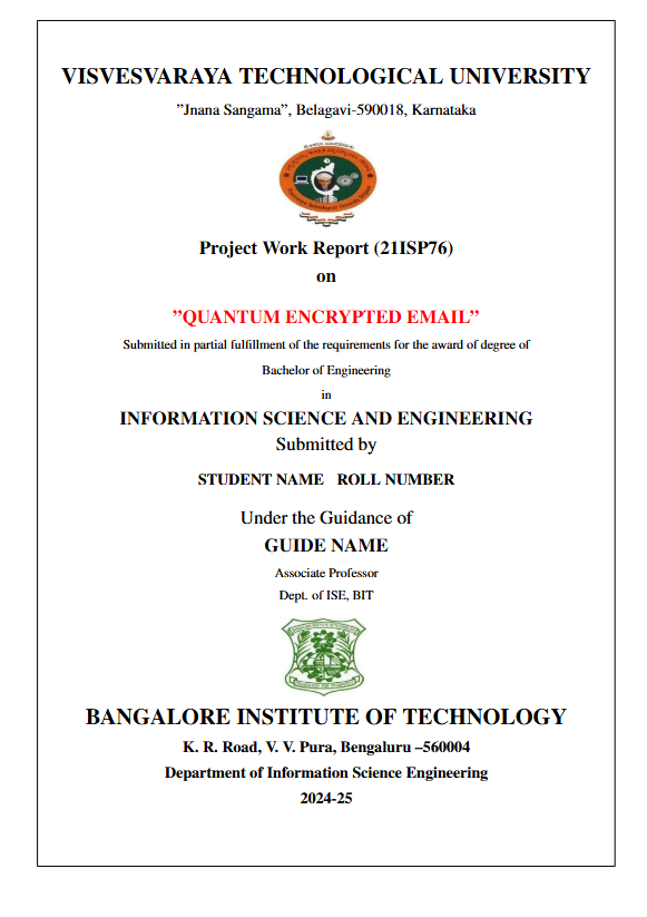 Quantum Encrypted Email